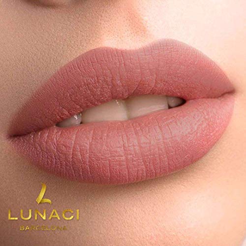 Lunaci Barcelona Pintalabios Mate, tonos vibrantes, textura ligera, hipoalergénico ULTRA MATE VEGANO (CALM MV-01)