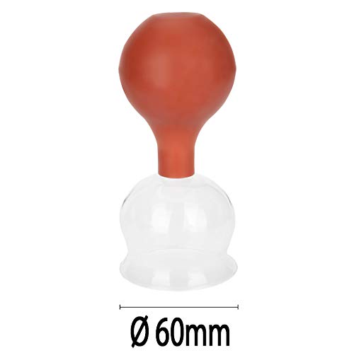 Lunata (Upgrade 2019) Juego de Ventosas con Bola de Succión, Ø 60, Ventosa anticelulitica, Ventosas para un Masaje profesional