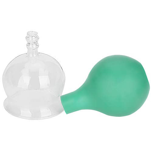 Lunata (Upgrade 2020) SET 5x Juego de Ventosas con Bola de Succión, Ø 60, Ventosa anticelulitica, Ventosas para un Masaje profesional, verde