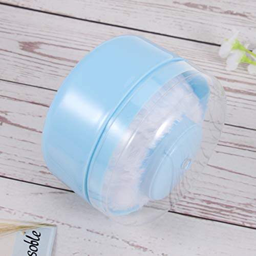 Lurrose Esponja de Solpa de Polvos con Caja para Ducha de Cuerpo de Bebé 2pcs