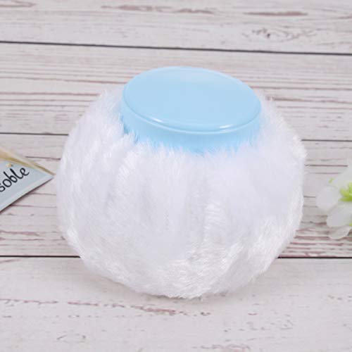 Lurrose Esponja de Solpa de Polvos con Caja para Ducha de Cuerpo de Bebé 2pcs