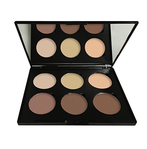 Luxe Elixir Kit Contorno Polvo- La mejor Bronzing Polvo Y Contorno Paleta para Impecable Resaltar Y Contouring - Incluye guía de contorno paso a paso