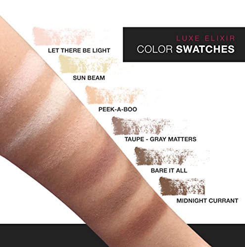 Luxe Elixir Kit Contorno Polvo- La mejor Bronzing Polvo Y Contorno Paleta para Impecable Resaltar Y Contouring - Incluye guía de contorno paso a paso