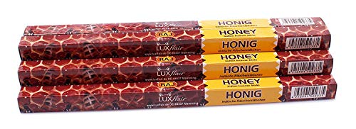 Luxflair Premium - Varillas de incienso (tamaño XL, 10 paquetes de 8 varillas de incienso, 80 unidades, larga duración de combustión de aprox. 45 min)