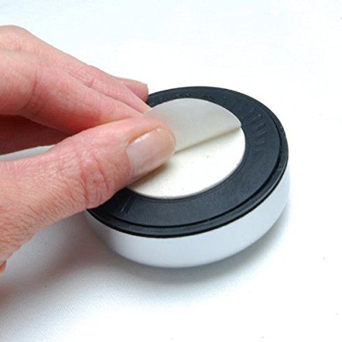 Luz LED redonda, con 3 LED, para pegar en superficies, 6 unidades, luz blanca, de la marca Pixnor