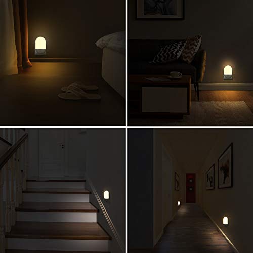 Luz Nocturna Infantil OMERIL Luz Quitamiedos con Control Remoto, Función de Temporización y 3 Brillo Ajustable, Luz Noche Enchufe para Habitación Bebé, Dormitorio, Sala, Garaje, Baño, Pasillos