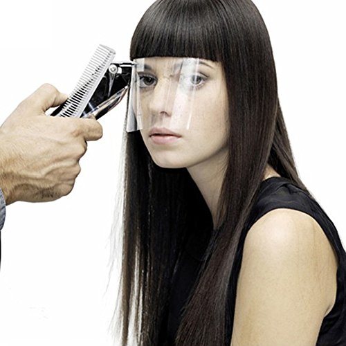 LWBTOSEE Transparente Hairspray Face Shield Plástico para suministros de peluquería y extensiones de pestañas párpado de ojos (50pcs)
