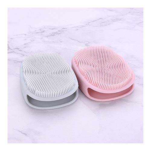 LXH-SH Chica Lava tu Cara Limpiador Suave 1pc Guante de Silicona Lavado de Cara Cepillo Junta depurador de cosmético compone Herramientas hasta Limpieza de la Cara de Limpieza Cepillos Lavado de Cara