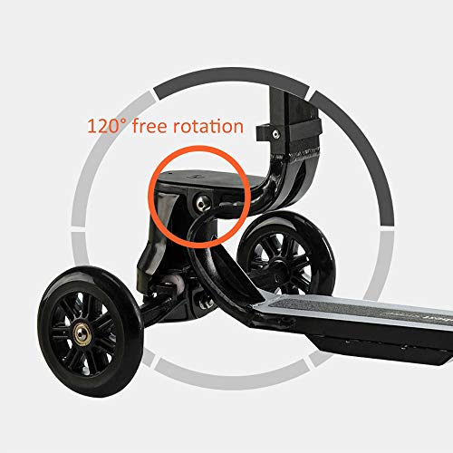 LYY La Maleta de la Vespa de 20 Pulgadas, Caja de embarque portátil con Varilla de tracción con Sistema de Frenos, Plegado rápido + Cuerpo de la Caja Puede ser reemplazada,Black