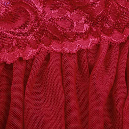 M L XL XXL 3XL 5XL 6XL Plus Size Deep V Neck Women Lace Sexy Lingerie Hot Erotic Bow Transparent Dress Porno Costumes Nightwear Black L