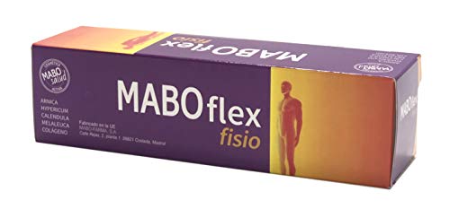 MABO Flex Fisio 250 ml - Crema de Masaje para Alivio de Dolores Musculares y Articulaciones Arnica Caléndula Mentol Hypericum Colágeno