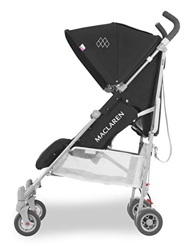 Maclaren Quest - Silla de paseo para recién nacidos hasta los 25kg, asiento multiposición, suspensión en las 4 ruedas, capota extensible con UPF 50+