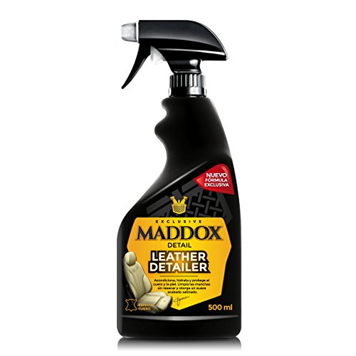 Maddox Detail - Leather Care Kit - Limpiador y acondicionador de cuero y piel. Incluye microfibra gratis.