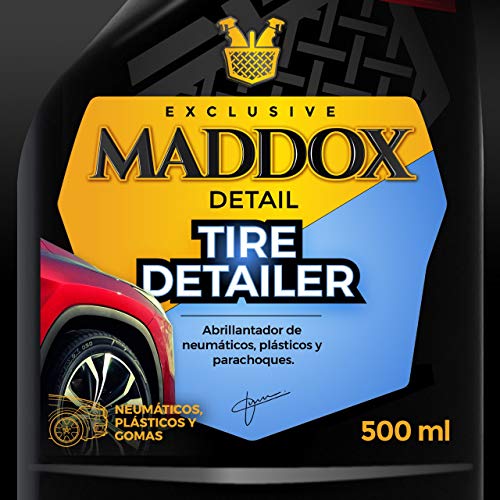 Maddox Detail - Tire Detailer - Abrillantador de Neumáticos, Plásticos, Gomas de Exterior (500ml)
