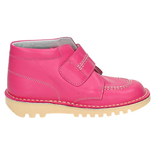 MADE IN SPAIN 20600C Botitas Piel NAPA NIÑA Botas-Botines Rosa 28