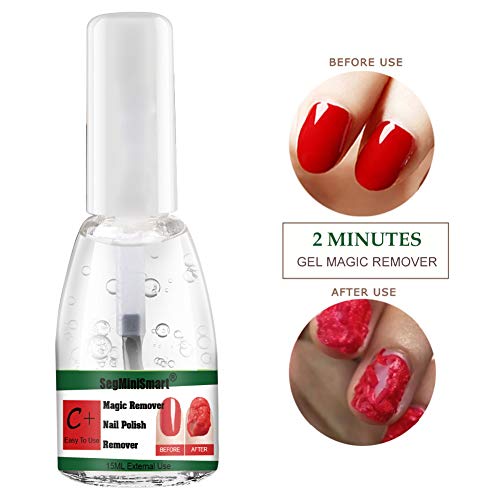 Magic Gel,Removedor de Gel de Uñas,Removedor Esmalte Permanente,Gel Removedor mágico de esmalte de uñas,Removedor De Pegamento para Esmalte De Uñas