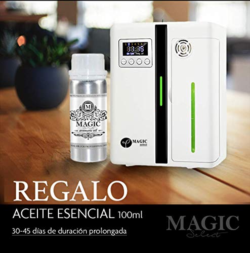 MAGIC SELECT Difusor eléctrico de aceites esenciales ideal para eliminar malos olores y perfumar medianos y grandes espacios