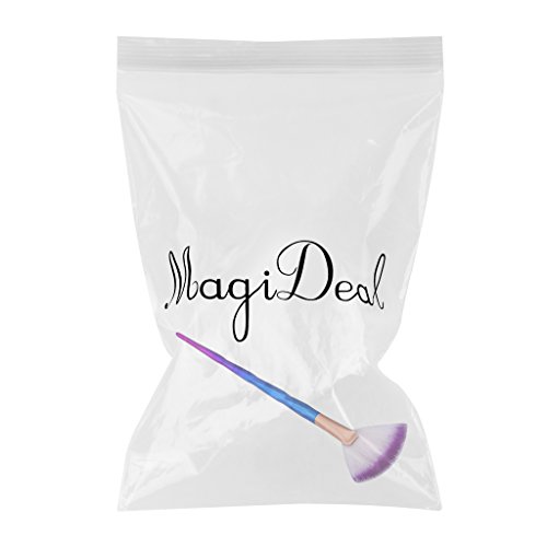 magideal Fan de maquillaje Brush: mejilla Rouge cara polvo bronzer Highlighter Kabuki schminkp Isla – Foundation Brush/Blush Brush/concealer Blending Brush