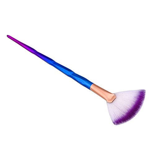 magideal Fan de maquillaje Brush: mejilla Rouge cara polvo bronzer Highlighter Kabuki schminkp Isla – Foundation Brush/Blush Brush/concealer Blending Brush