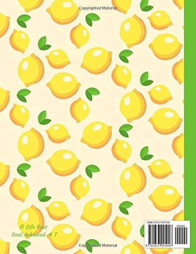Make Lemonade 2020: Weekly & Monthly Planner Large Organizer Diary with Goal Setting and Gratitude Sections, Get Lemons Fruit Cover (Goal Achieved)