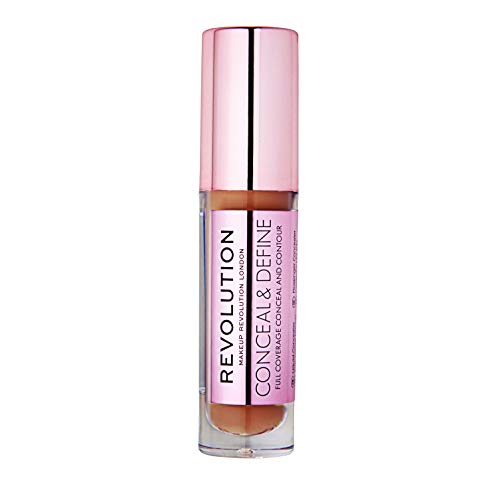 Makeup Revolution - Corrector líquido Conceal & Define - C8 - Corrector líquido Conceal & Define - C 12,5