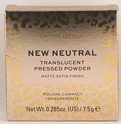 Makeup Revolution London Revolution Pro New Neutral Pressed Powder 21 g, Traslucent (5057566123709)