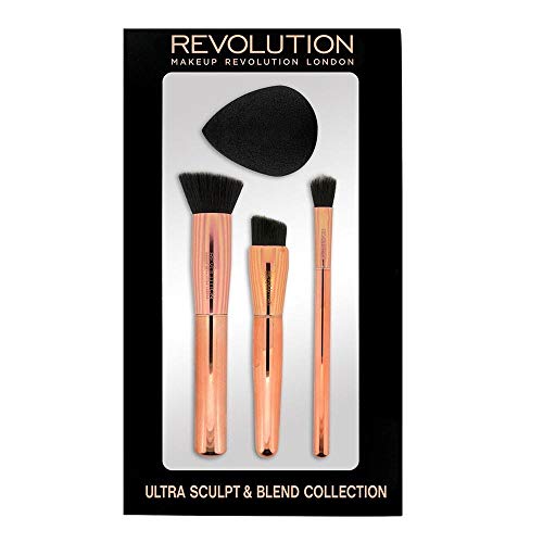 Makeup Revolution London Ultra Sculpt y Blend Collection Zestaw akcesoriów do makijażu 4 szt