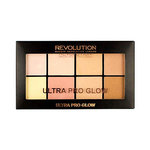 Makeup Revolution Ultra Pro Glow Highlighter Palette Paleta rozświetlaczy do twarzy