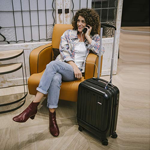 Maletas de Viaje de Cabina 55x40x20 con USB de Carga Equipaje de Mano Trolley rigida 4 Ruedas giratorias 360º candado TSA Maleta Ryanair, Grandes Resistentes Sulema