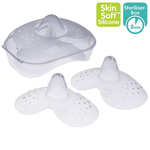 MAM - Protectores de Pecho para Lactancia, Pezoneras Tamaño 2