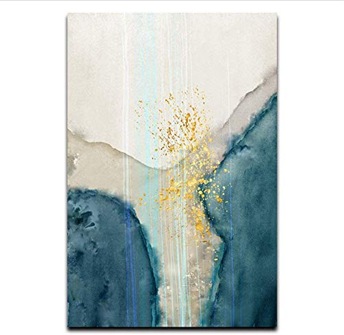Manchas de tinta de Refosian, cuadro de arte de pared abstracto, pintura en lienzo, póster artístico impreso, decoración para sala de estar, 40x60 cm / 15,8x23,6 en sin marco