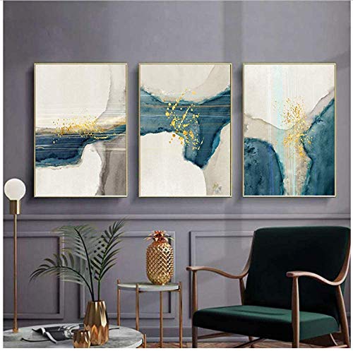 Manchas de tinta de Refosian, cuadro de arte de pared abstracto, pintura en lienzo, póster artístico impreso, decoración para sala de estar, 40x60 cm / 15,8x23,6 en sin marco