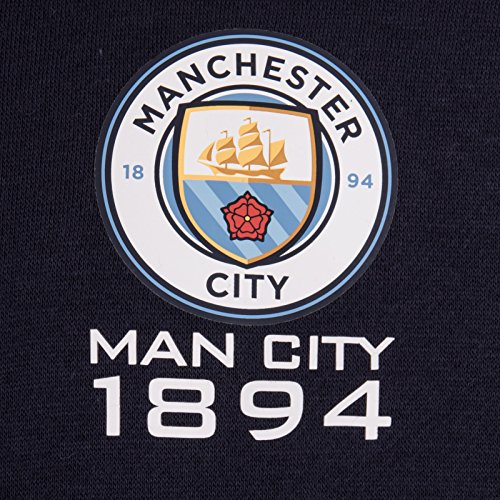 Manchester City FC - Polo oficial para niño - Con el escudo del club - 10-11 años