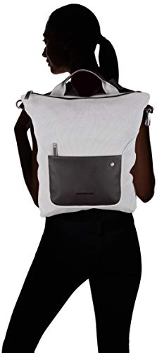 Mandarina Duck Camden, Mochila para Mujer, Negro (Negro/Black), 10x21x28.5 cm (B x H x T)