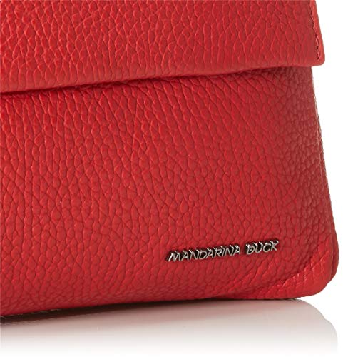 Mandarina Duck Md20, Bolso bandolera para Mujer, Beige (Beige/Taupe), 21x15x6 centimeters (W x H x L)