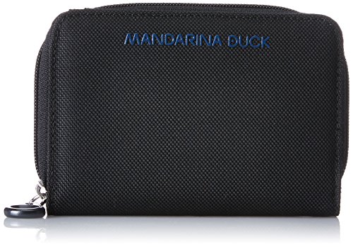 Mandarina Duck Md20 Minuteria, Billetera para Mujer, Negro (Steel), 10x21x28.5 cm (B x H x T)