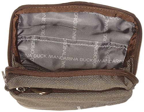 Mandarina Duck Md20 Minuteria, Bolso bandolera para Mujer, Marrón (Pirite), 10x21x28.5 cm (B x H x T)