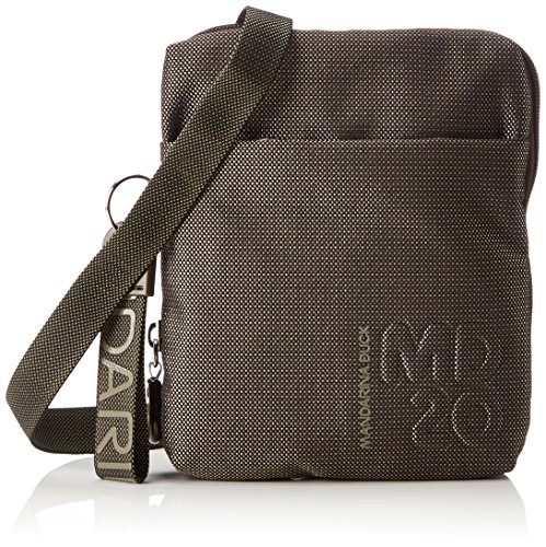 Mandarina Duck Md20 Minuteria, Bolso bandolera para Mujer, Marrón (Pirite), 10x21x28.5 cm (B x H x T)