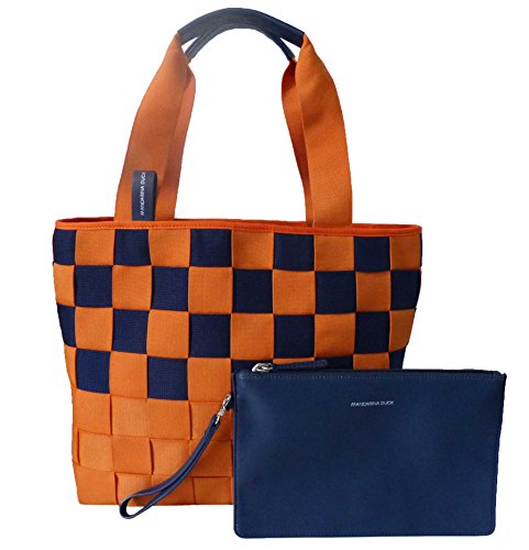 Mandarina Duck - Md20 Summer Tracolla, Shoppers y bolsos de hombro Mujer, Naranja (Desert Sun), 12x28.5x32.5 cm (B x H T)