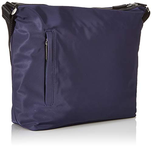 Mandarina Duck Mellow Leather Bum Bag/Nero, Bolso bandolera para Mujer, Negro (Negro), 34x25x11 centimeters (W x H x L)