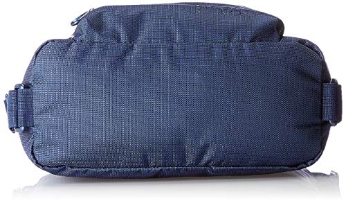 Mandarina Duck Mellow Leather Tracolla/Amphora, Bolso bandolera para Mujer, Azul (Dress Blue), 10x21x28.5 cm (B x H x T)