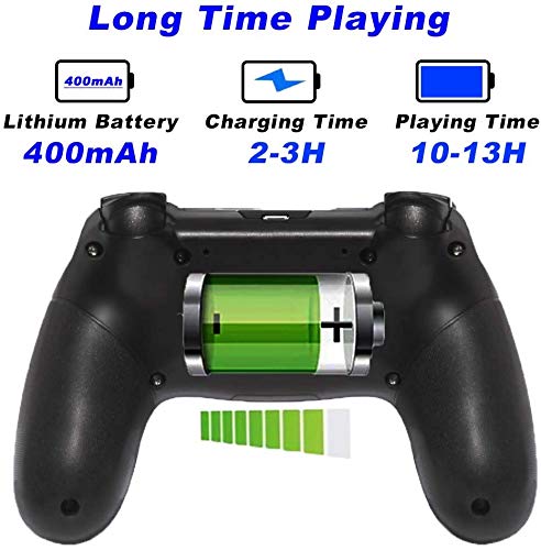 Mando para Android Inalámbrico, Maegoo Inalámbrico Bluetooth Movil Android Mando Gamepad Joystick Controlador con Soporte Retráctil para Android Teléfono Tableta