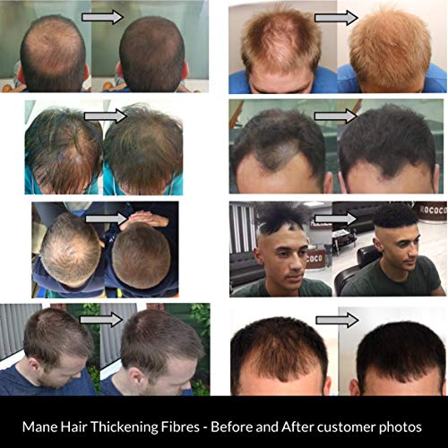 Mane - Fibras para engrosar el cabello, 11 tonos (rubio areno)