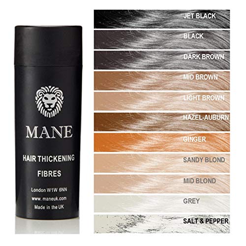 Mane - Fibras para engrosar el cabello, 11 tonos (rubio areno)