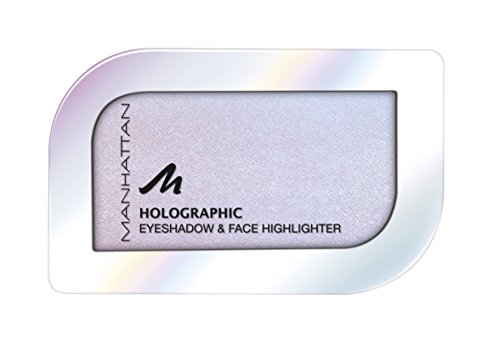 Manhattan Holographic Ombre Eyeshadow, color 001 lunar Lilac, sombra con holographischem Efecto, 1er Pack (1 x 4 G)