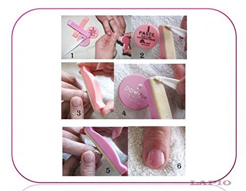 Manicura japonés Lily brillo uñas sistemas Big Set Kit de pasta