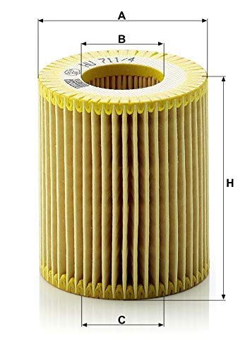 MANN-FILTER HU 711/4 X Original, Set de Filtro de Aceite Juego de Juntas, para automóviles