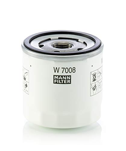 MANN-FILTER W 7008 Filtro de Aceite, Para automóviles y vehículos de utilidad