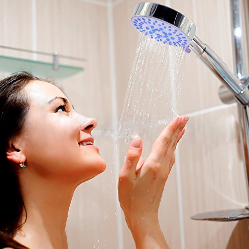 Mano la Cabeza,Ducha de Mano Universal Ahorro de Agua con Manguera de Ducha y Base para Casa Hotel