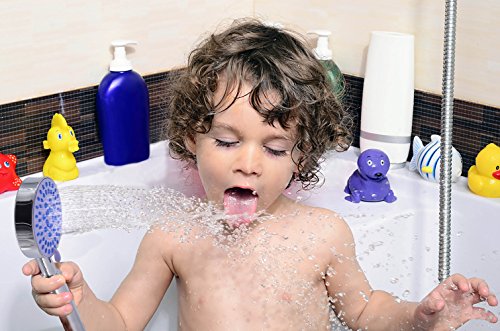 Mano la Cabeza,Ducha de Mano Universal Ahorro de Agua con Manguera de Ducha y Base para Casa Hotel